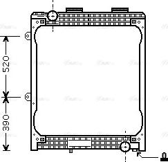 Ava Quality Cooling MN 2026 - Радиатор, охлаждане на двигателя vvparts.bg