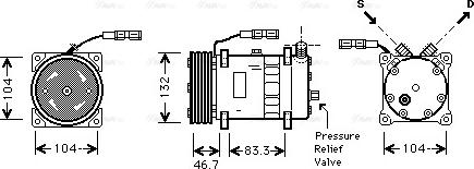 Ava Quality Cooling MN K048 - Компресор, климатизация vvparts.bg