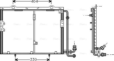 Ava Quality Cooling MS 5290 - Кондензатор, климатизация vvparts.bg