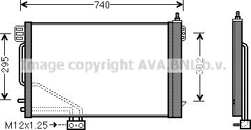 Ava Quality Cooling MS5200D - Кондензатор, климатизация vvparts.bg