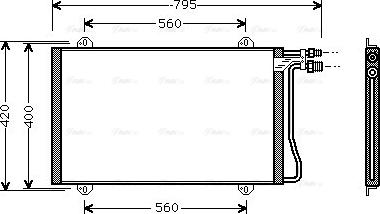 Ava Quality Cooling MS 5219 - Кондензатор, климатизация vvparts.bg