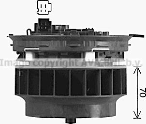 Ava Quality Cooling MS8778 - Електромотор, вентилатор вътрешно пространство vvparts.bg