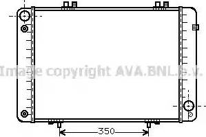 Ava Quality Cooling MS 2099 - Радиатор, охлаждане на двигателя vvparts.bg