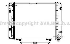 Ava Quality Cooling MS 2095 - Радиатор, охлаждане на двигателя vvparts.bg