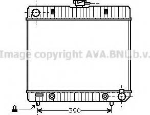 Ava Quality Cooling MS2040 - Радиатор, охлаждане на двигателя vvparts.bg