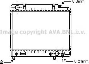 Ava Quality Cooling MS 2041 - Радиатор, охлаждане на двигателя vvparts.bg