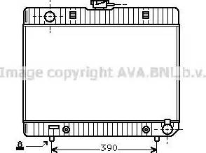 Ava Quality Cooling MS 2048 - Радиатор, охлаждане на двигателя vvparts.bg