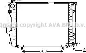 Ava Quality Cooling MS 2069 - Радиатор, охлаждане на двигателя vvparts.bg