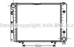 Ava Quality Cooling MS 2066 - Радиатор, охлаждане на двигателя vvparts.bg