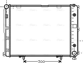 Ava Quality Cooling MS 2164 - Радиатор, охлаждане на двигателя vvparts.bg