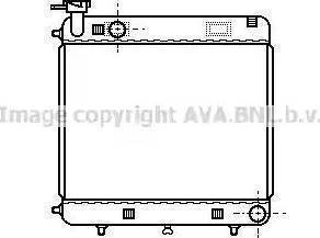 Ava Quality Cooling MS 2085 - Радиатор, охлаждане на двигателя vvparts.bg