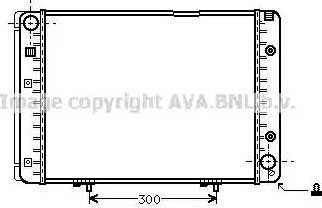 Ava Quality Cooling MS 2082 - Радиатор, охлаждане на двигателя vvparts.bg