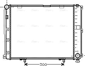 Ava Quality Cooling MS 2035 - Радиатор, охлаждане на двигателя vvparts.bg