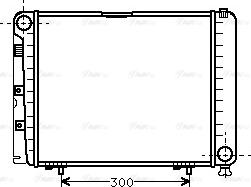 Ava Quality Cooling MS 2079 - Радиатор, охлаждане на двигателя vvparts.bg