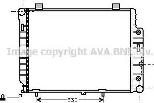 Ava Quality Cooling MS 2156 - Радиатор, охлаждане на двигателя vvparts.bg