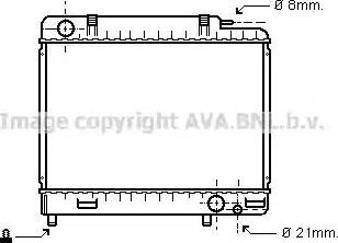 Ava Quality Cooling MS 2163 - Радиатор, охлаждане на двигателя vvparts.bg