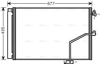 Ava Quality Cooling MSA5450D - Кондензатор, климатизация vvparts.bg
