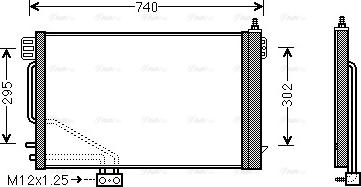 Ava Quality Cooling MSA5200D - Кондензатор, климатизация vvparts.bg