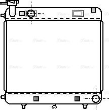 Ava Quality Cooling MSA2085 - Радиатор, охлаждане на двигателя vvparts.bg