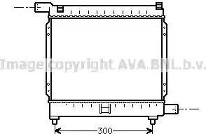 Ava Quality Cooling MSA2039 - Радиатор, охлаждане на двигателя vvparts.bg