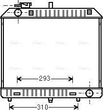 Ava Quality Cooling MSA2127 - Радиатор, охлаждане на двигателя vvparts.bg