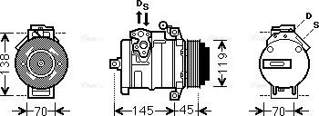 Ava Quality Cooling MSAK530 - Компресор, климатизация vvparts.bg