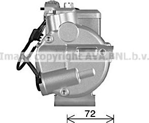 Ava Quality Cooling MSK759 - Компресор, климатизация vvparts.bg