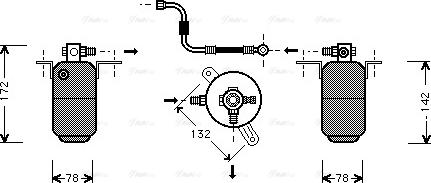 Ava Quality Cooling MS D004 - Изсушител, климатизация vvparts.bg