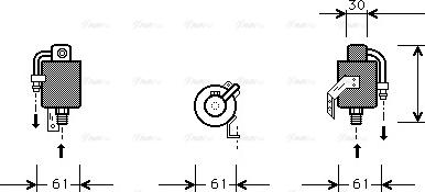 Ava Quality Cooling MS D073 - Изсушител, климатизация vvparts.bg