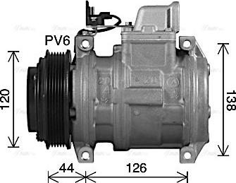 Ava Quality Cooling MSK740 - Компресор, климатизация vvparts.bg