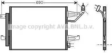 Ava Quality Cooling MT5177D - Кондензатор, климатизация vvparts.bg