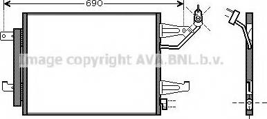 Ava Quality Cooling MT 5177 - Кондензатор, климатизация vvparts.bg