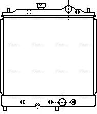 Ava Quality Cooling MT 2068 - Радиатор, охлаждане на двигателя vvparts.bg