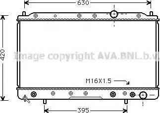 Ava Quality Cooling MT 2083 - Радиатор, охлаждане на двигателя vvparts.bg