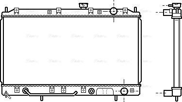 Ava Quality Cooling MT 2143 - Радиатор, охлаждане на двигателя vvparts.bg