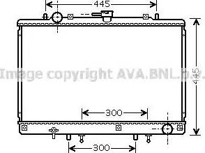 Ava Quality Cooling MT 2165 - Радиатор, охлаждане на двигателя vvparts.bg