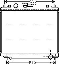 Ava Quality Cooling MT 2181 - Радиатор, охлаждане на двигателя vvparts.bg