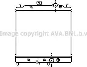 Ava Quality Cooling MTA2068 - Радиатор, охлаждане на двигателя vvparts.bg