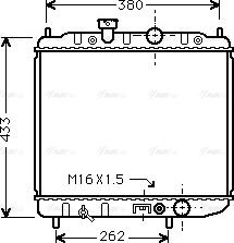 Ava Quality Cooling MTA2036 - Радиатор, охлаждане на двигателя vvparts.bg