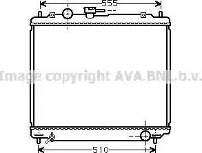 Ava Quality Cooling MTA2109 - Радиатор, охлаждане на двигателя vvparts.bg