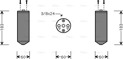 Ava Quality Cooling MTD234 - Изсушител, климатизация vvparts.bg