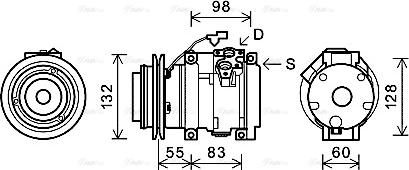 Ava Quality Cooling MTK219 - Компресор, климатизация vvparts.bg