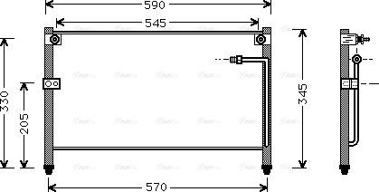 Ava Quality Cooling MZ 5118 - Кондензатор, климатизация vvparts.bg