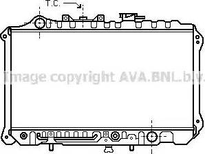 Ava Quality Cooling MZ 2082 - Радиатор, охлаждане на двигателя vvparts.bg