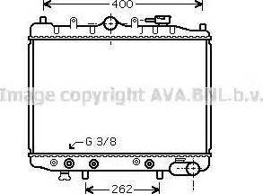 Ava Quality Cooling MZ 2028 - Радиатор, охлаждане на двигателя vvparts.bg