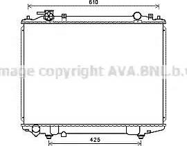 Ava Quality Cooling MZ2258 - Радиатор, охлаждане на двигателя vvparts.bg