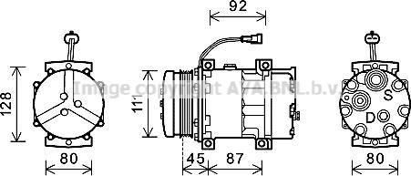 Ava Quality Cooling NHK008 - Компресор, климатизация vvparts.bg