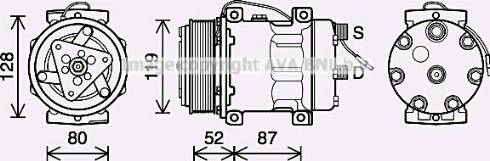 Ava Quality Cooling NHK037 - Компресор, климатизация vvparts.bg