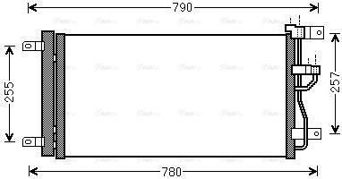 Ava Quality Cooling OL5612D - Кондензатор, климатизация vvparts.bg