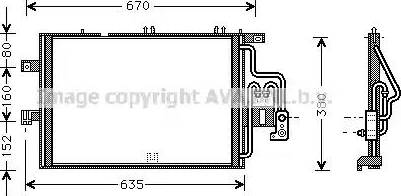 Ava Quality Cooling OL 5309 - Кондензатор, климатизация vvparts.bg